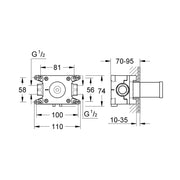 GROHE RAPIDO C VENTILOVERDEL T