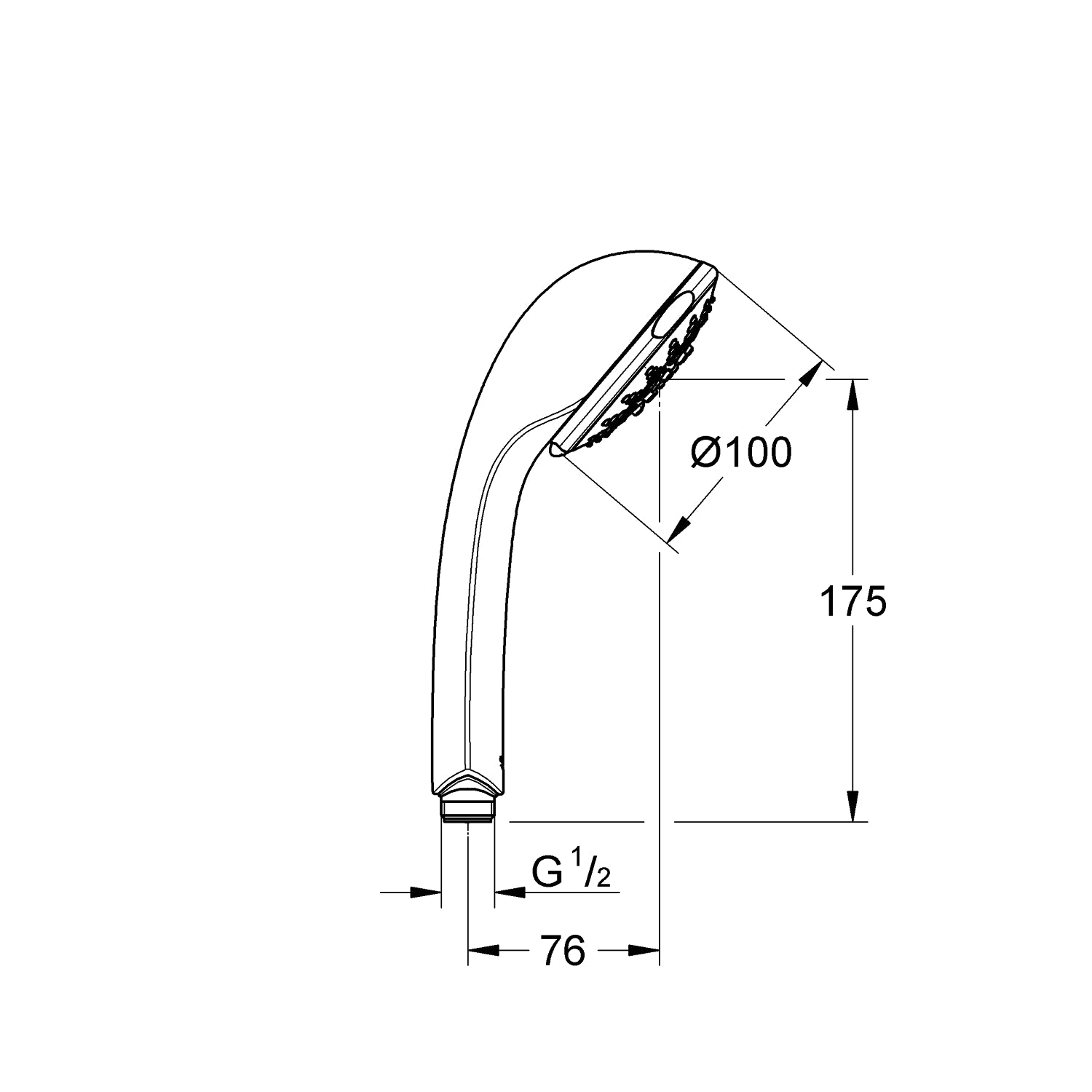 Grohe Relexa håndbruser Five
