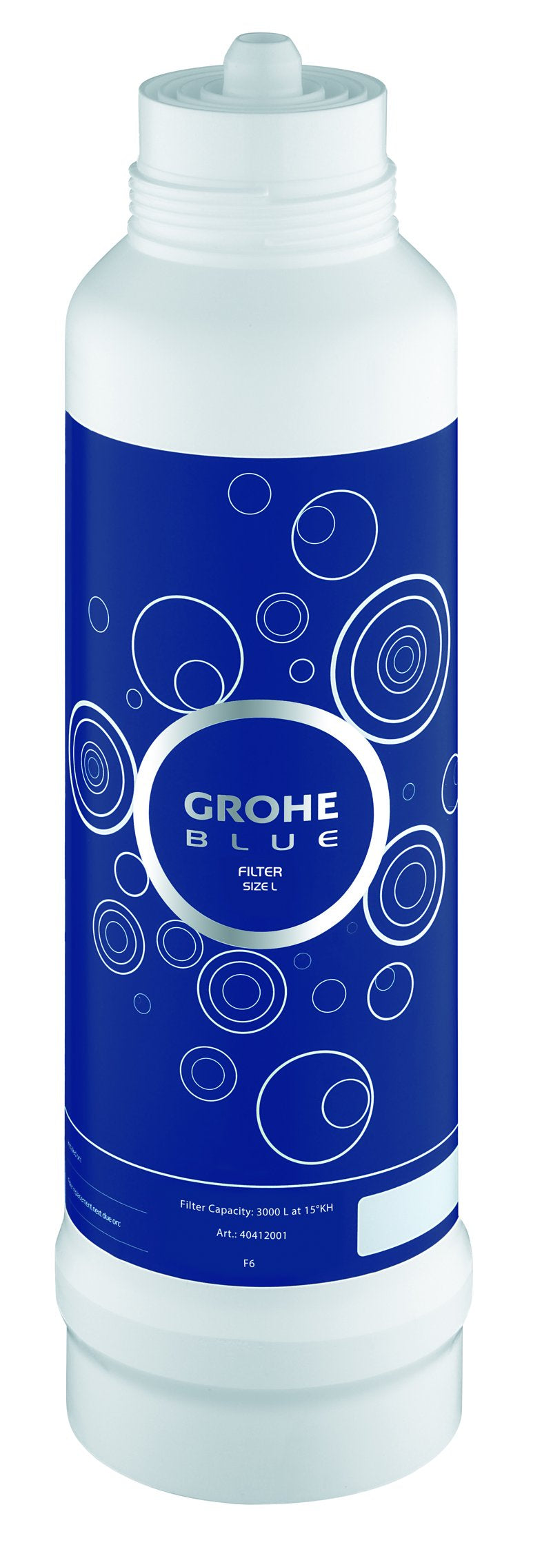 Grohe filter med 2600l kapacitet t/Grohe Red & Blue armaturer