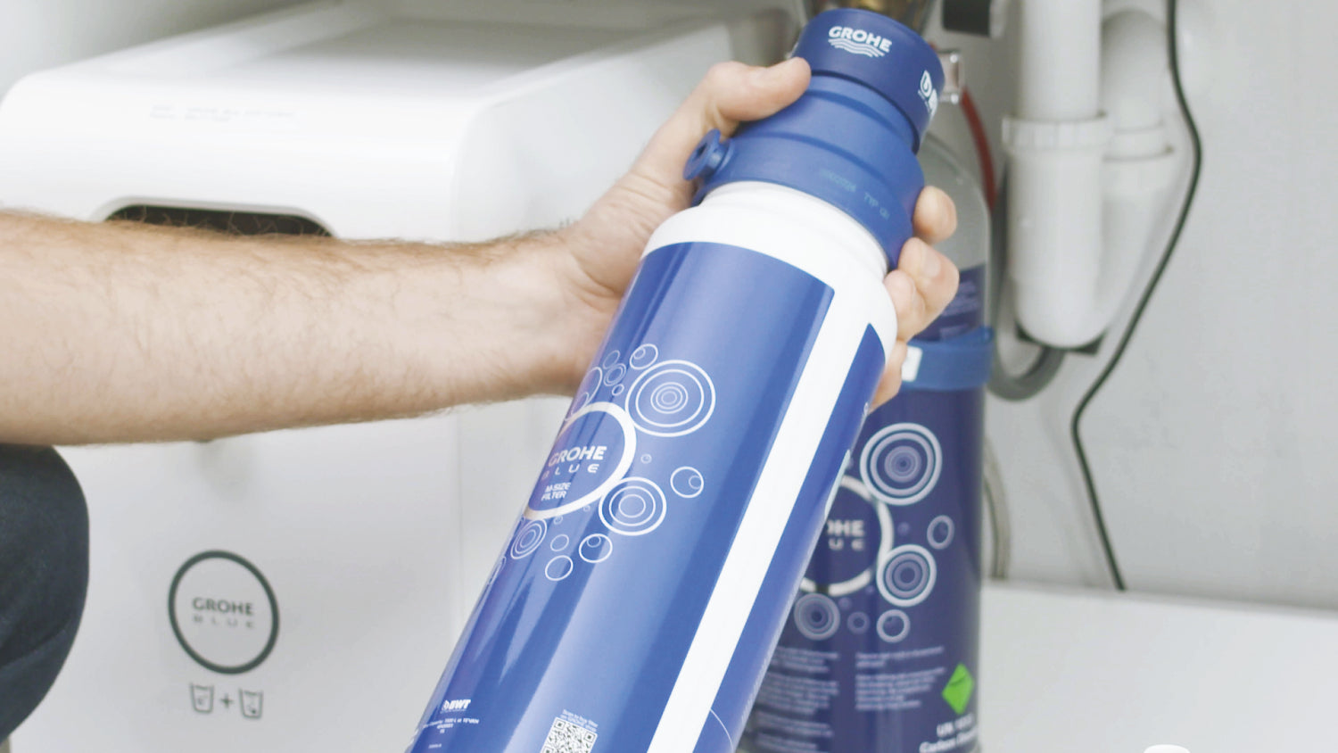 Grohe filter med 2600l kapacitet t/Grohe Red & Blue armaturer