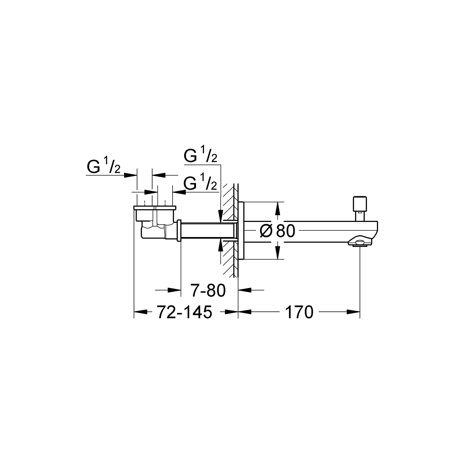 Grohe Eurosmart Cosmopolitan karudløb + omstilling