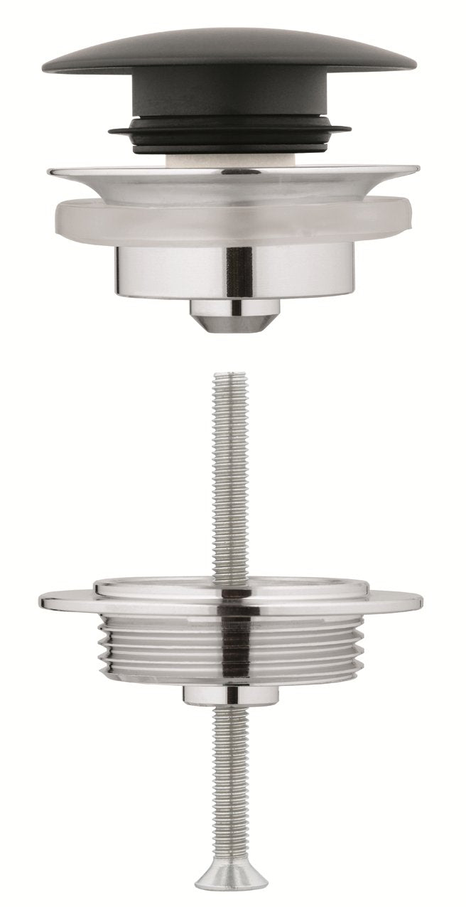 Grohe Push up bundventil, sort (velvet black)