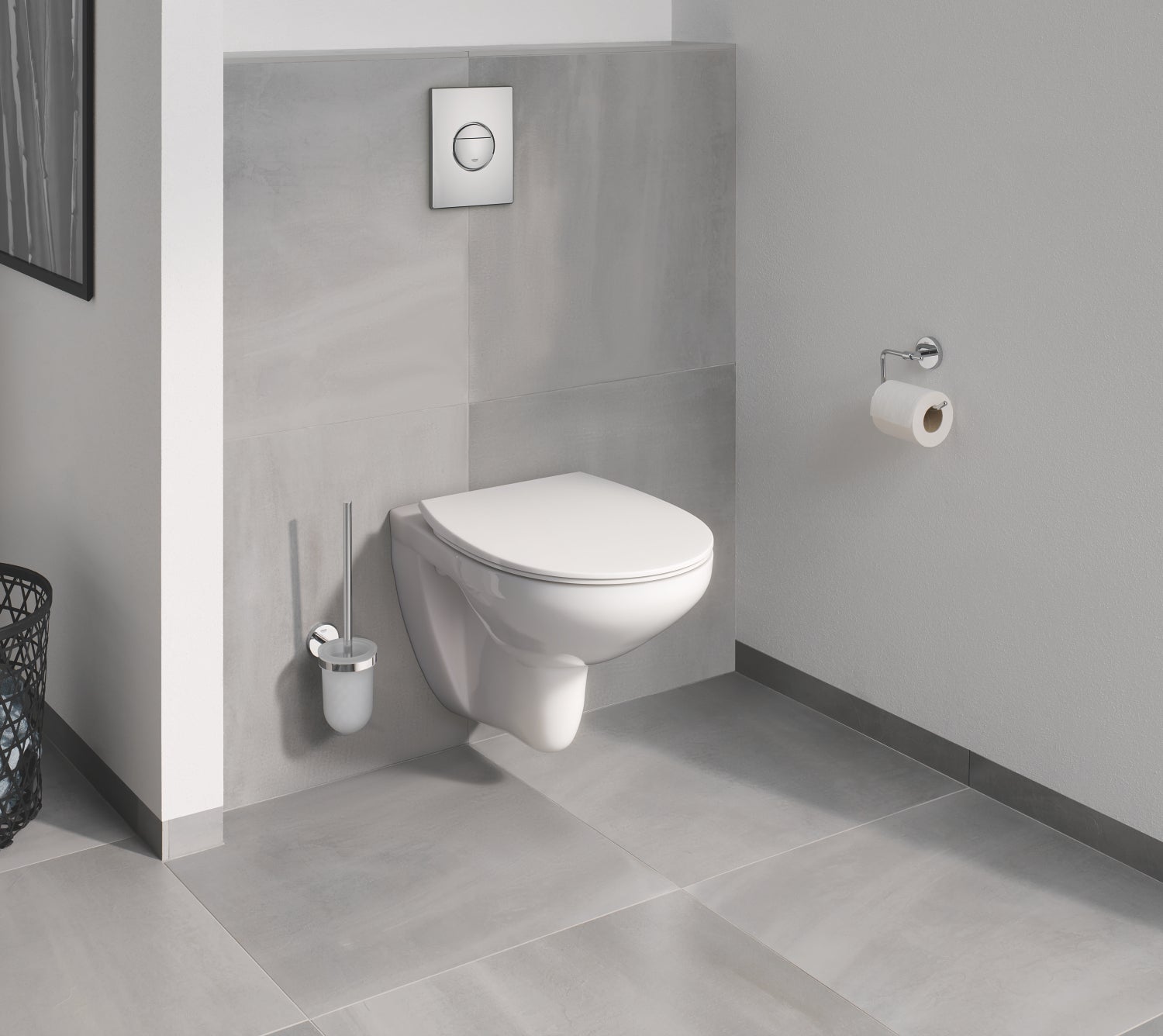 Grohe Bau væghængt toilet 531x368 mm, rimless, Alpinhvid