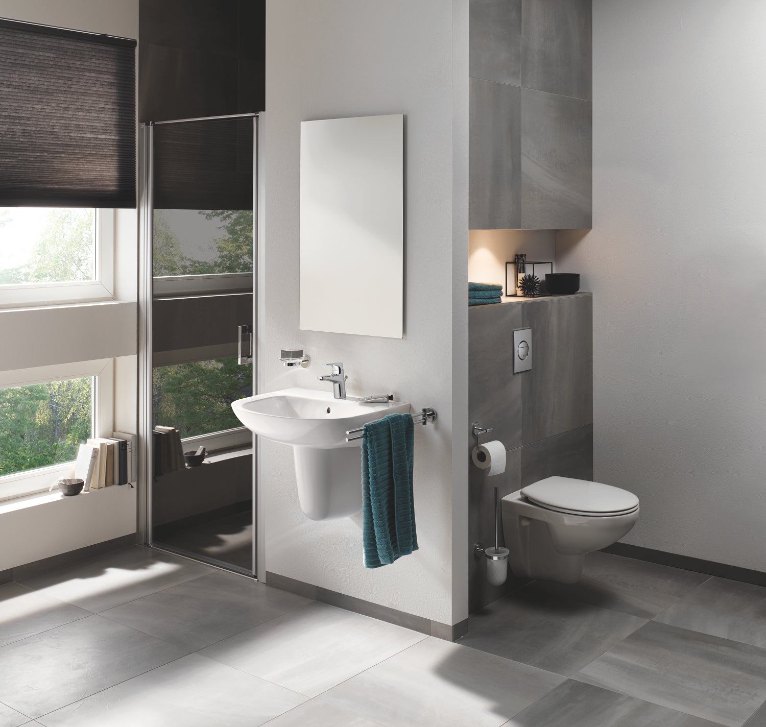 Grohe Bau væghængt toilet 531x368 mm, rimless, Alpinhvid