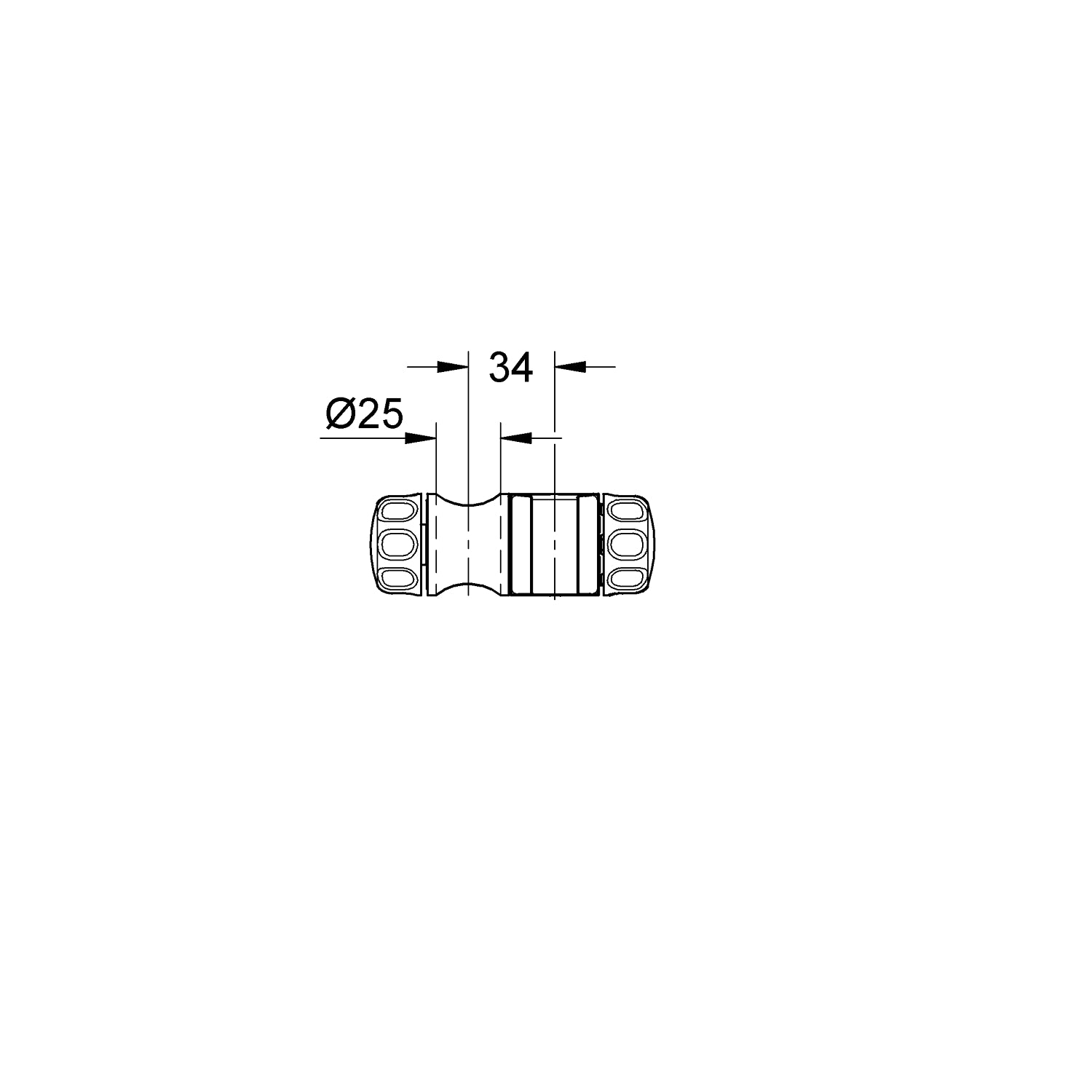 Grohe Relexa glider krom