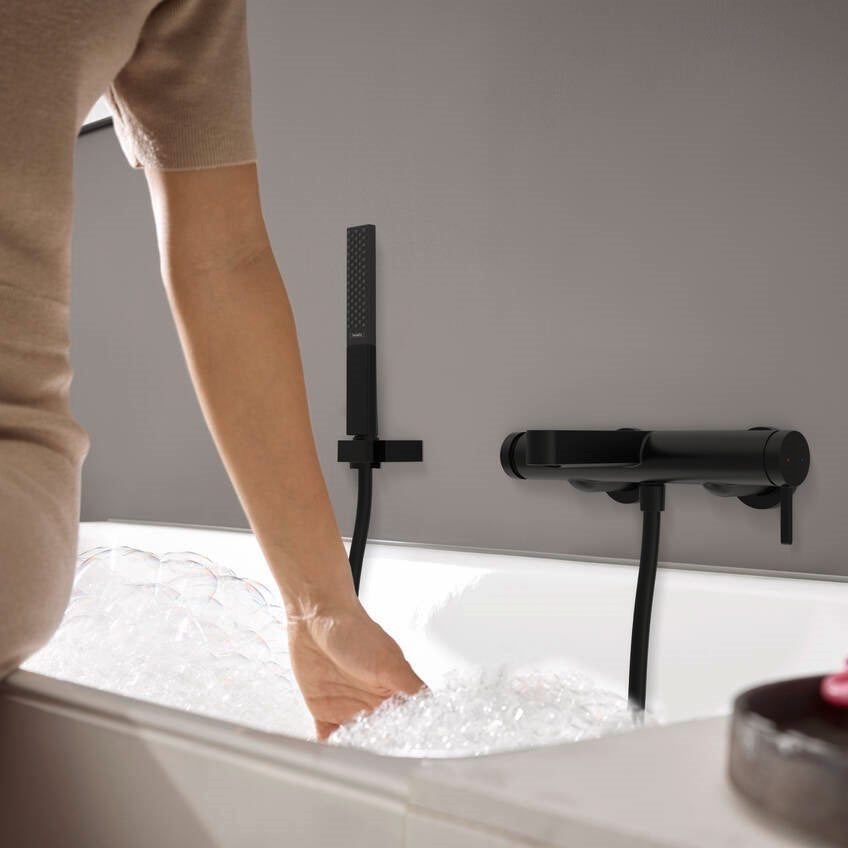 Hansgrohe Finoris kar-/brusearmatur 194mm, mat sort