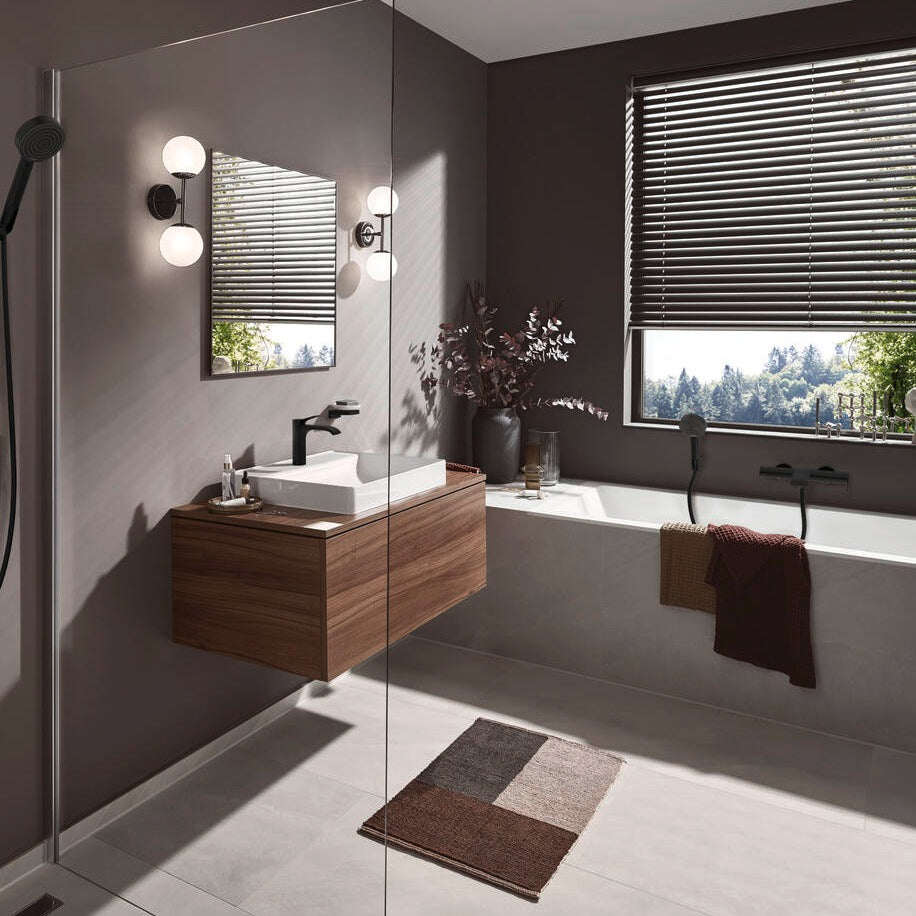Hansgrohe Vivenis kar-/brusearmatur 216mm tud, mat sort