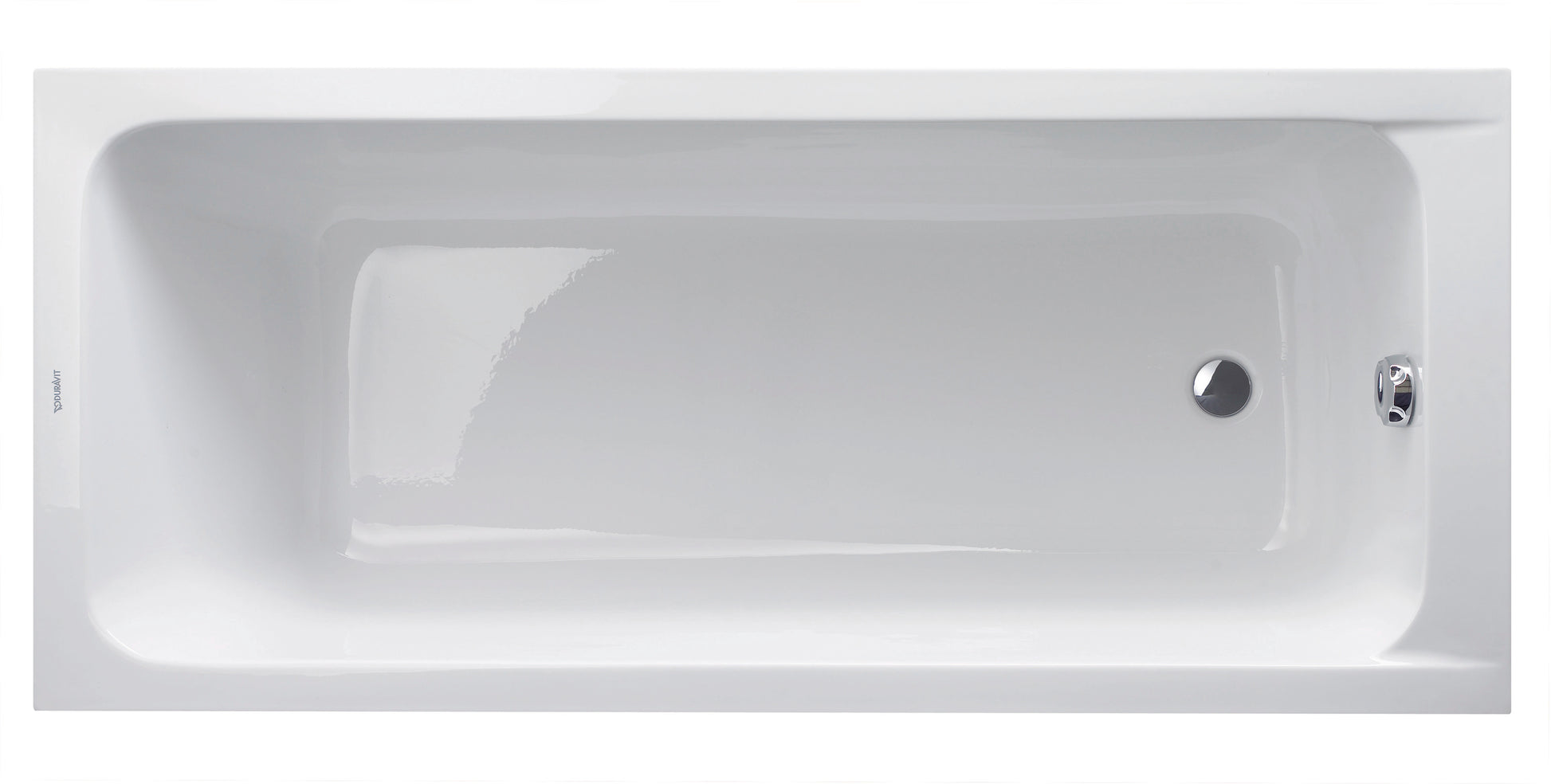 Duravit D-Code badekar til indbygning 170 x 70 cm. Afløb i fodenden