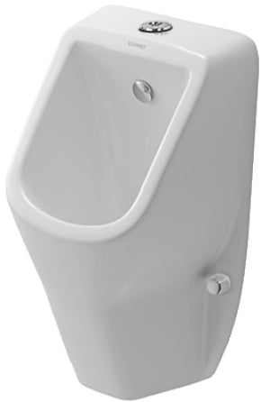 D-code urinal med dyse tilslutning fra oven