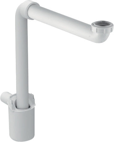 Duravit pladsbesparende vandlås 1 1/4", hvid