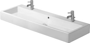Vero vask 120 cm, med 2 hanehuller