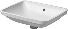 Starck 3 vask til underlimning 49 x 36,5 cm med overløb uden hanehul
