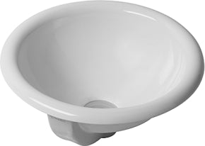 Architec vask til nedfældning 40 cm uden hanehul med overløb