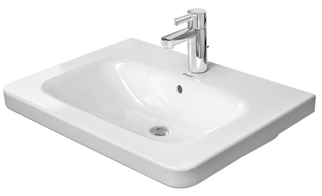 Duravit DuraStyle håndvask 650 mm, 1 hanehul, overløb