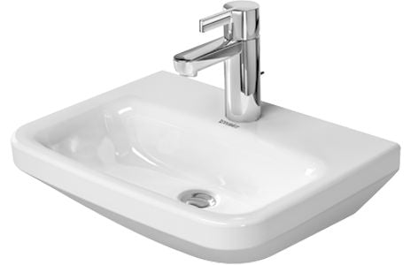 Durastyle vask 45 x 33,5 cm til væg med hanehul uden overløb