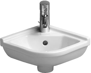 Starck 3 vask 44 cm hjørnemodel