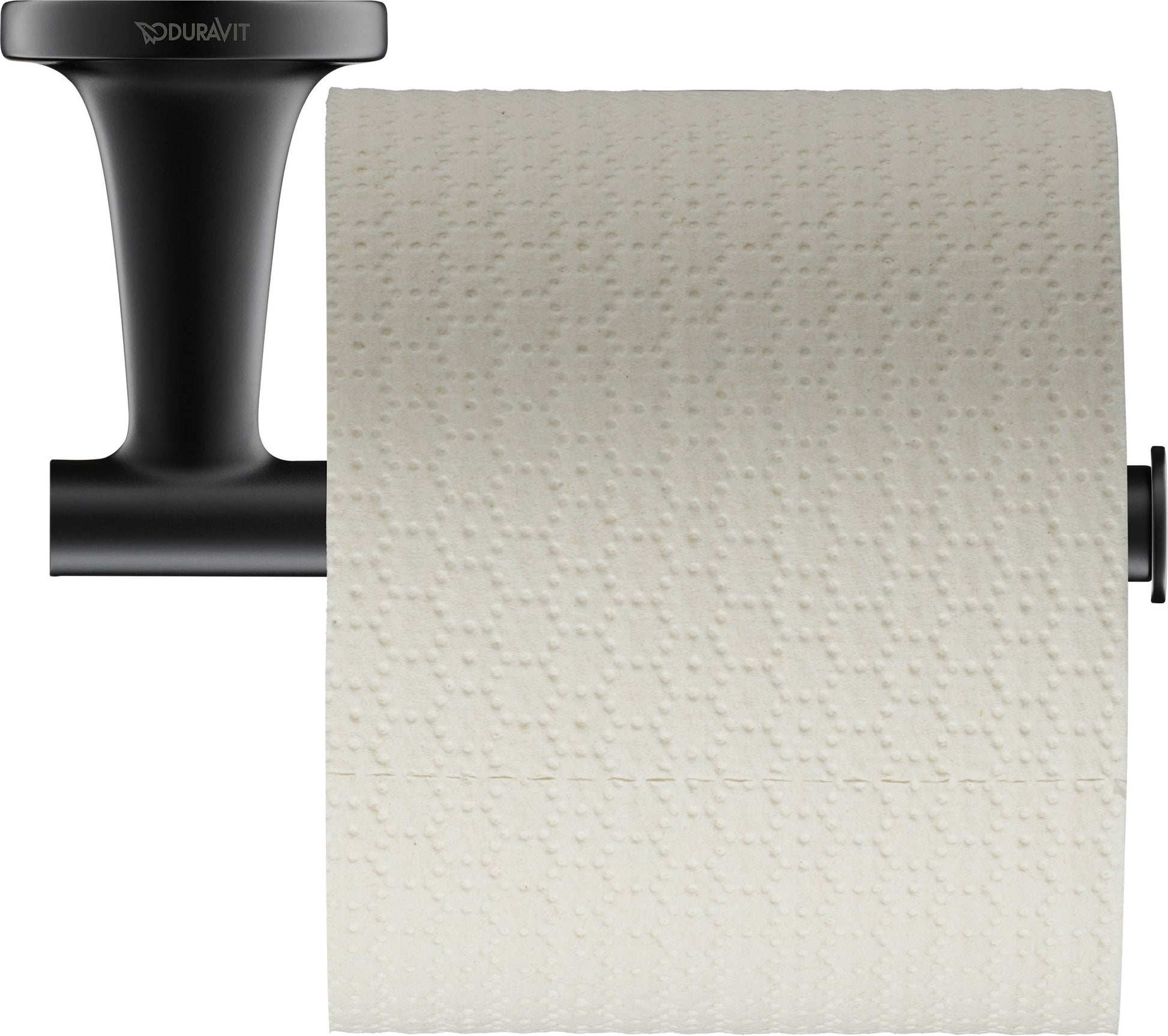 Duravit Starck T papirholder sort mat, 152x76mm