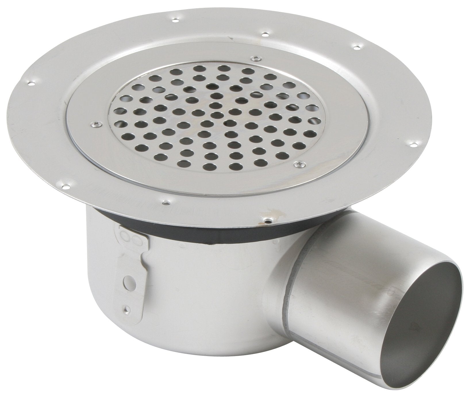 BLÜCHER 75 mm afløbsskål til vinyl, uden studs, vandret