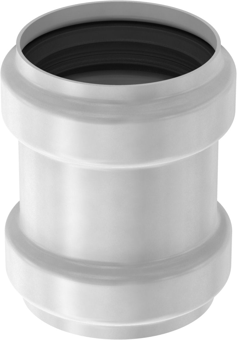 ACO 75 mm rustfri, syrefast afløbsskydemuffe, AISI 316