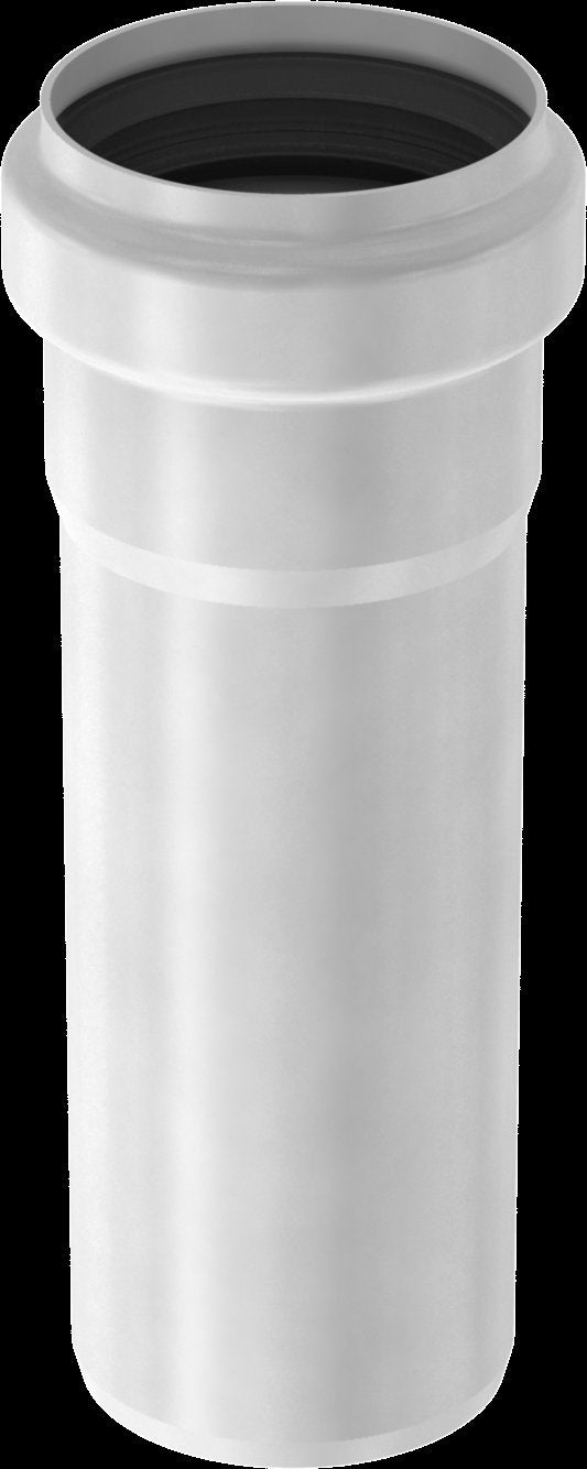 75 x 150 mm Rør med muffe rustfri afløb AISI304 ACO