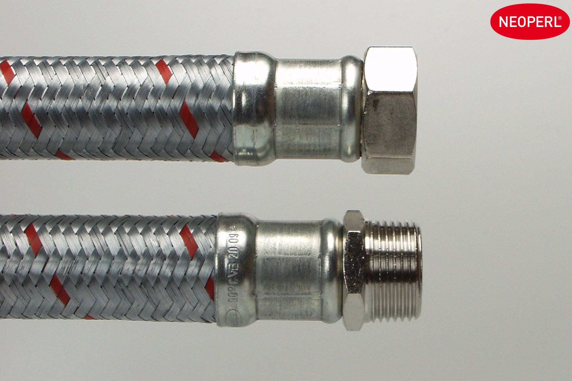 Kedelslange 1" x 500 mm nippel+omløber 10 bar
