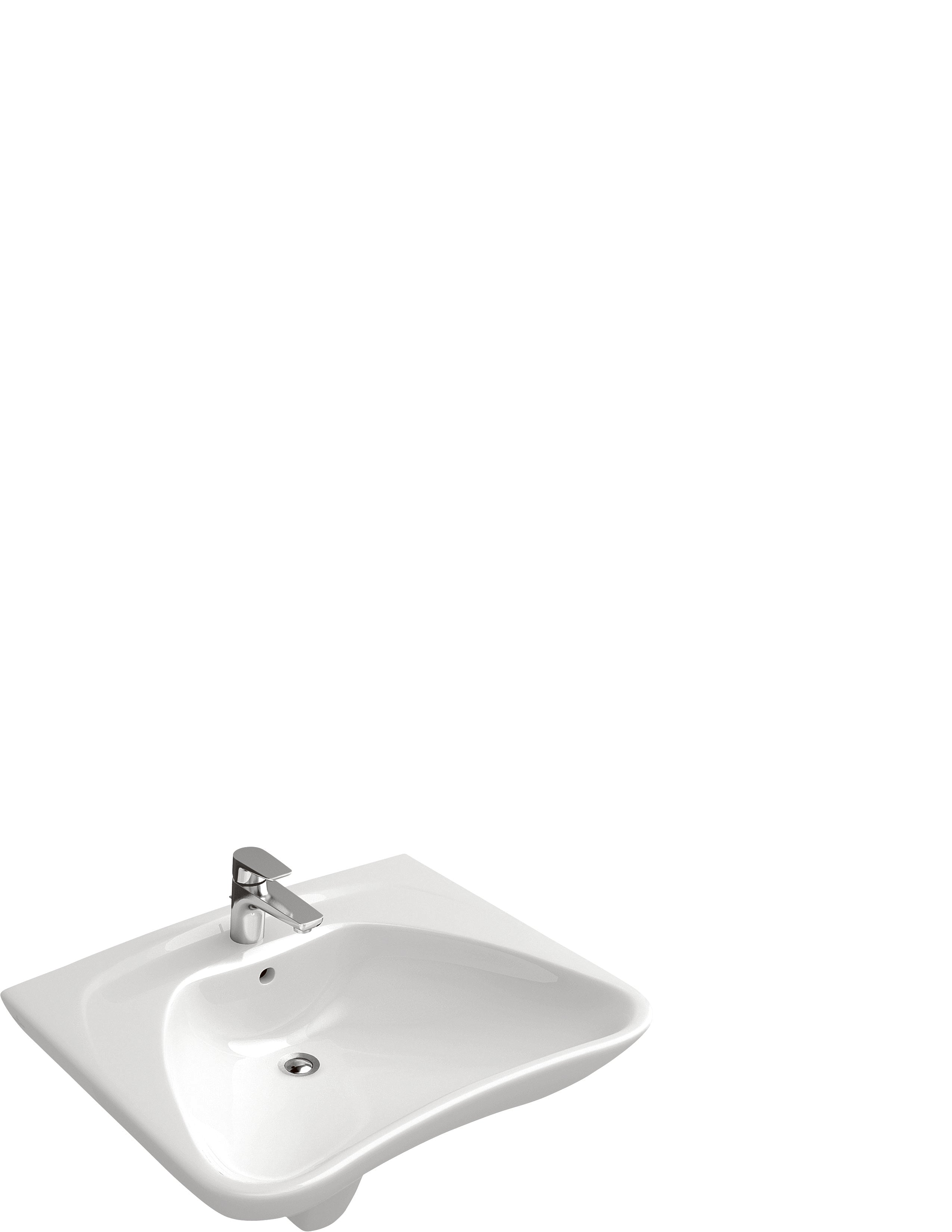V&B 7119 Onovo Omniavita vask m/hanehul og overløb 60