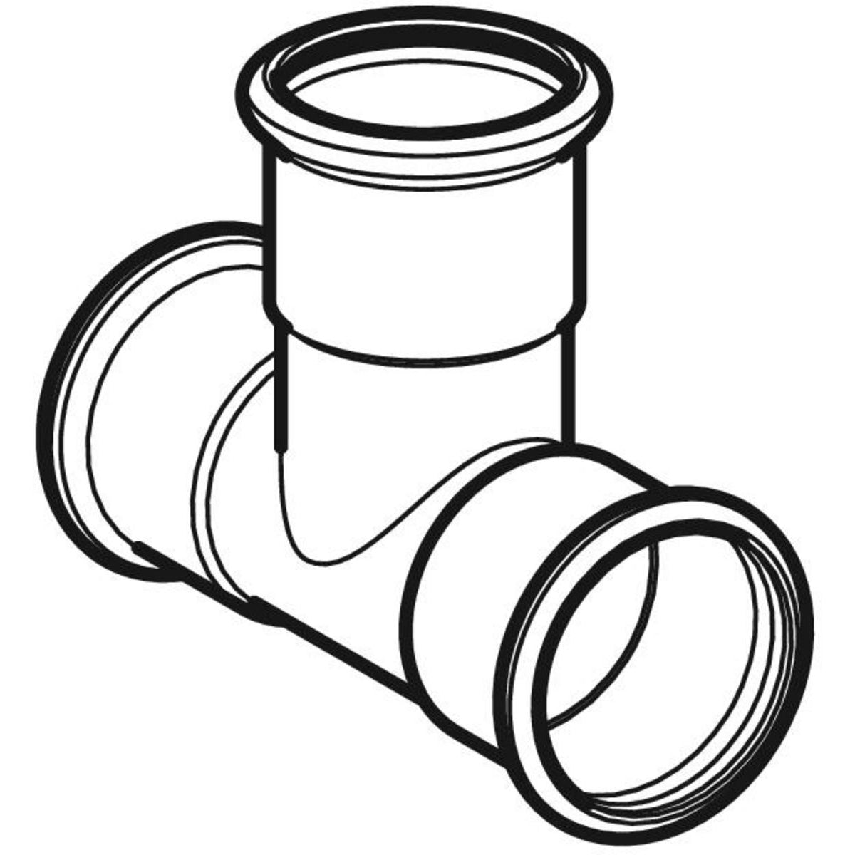 22 mm Tee CUG Mapress
