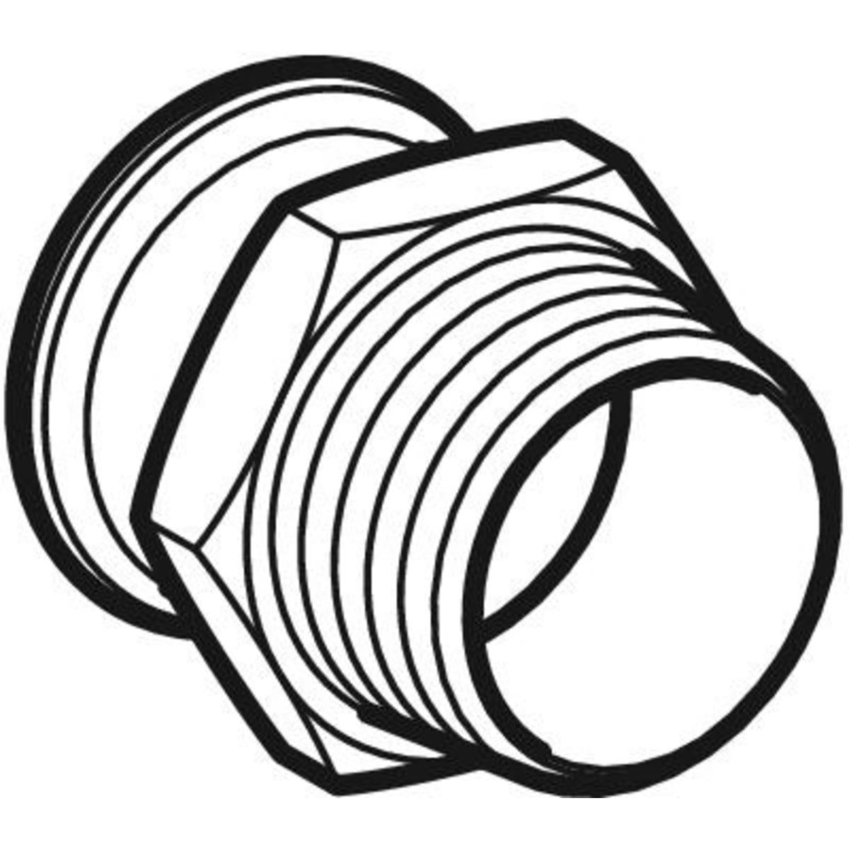 35 mm x 1.1/4" Overgang RFG muffe/nippel Mapress