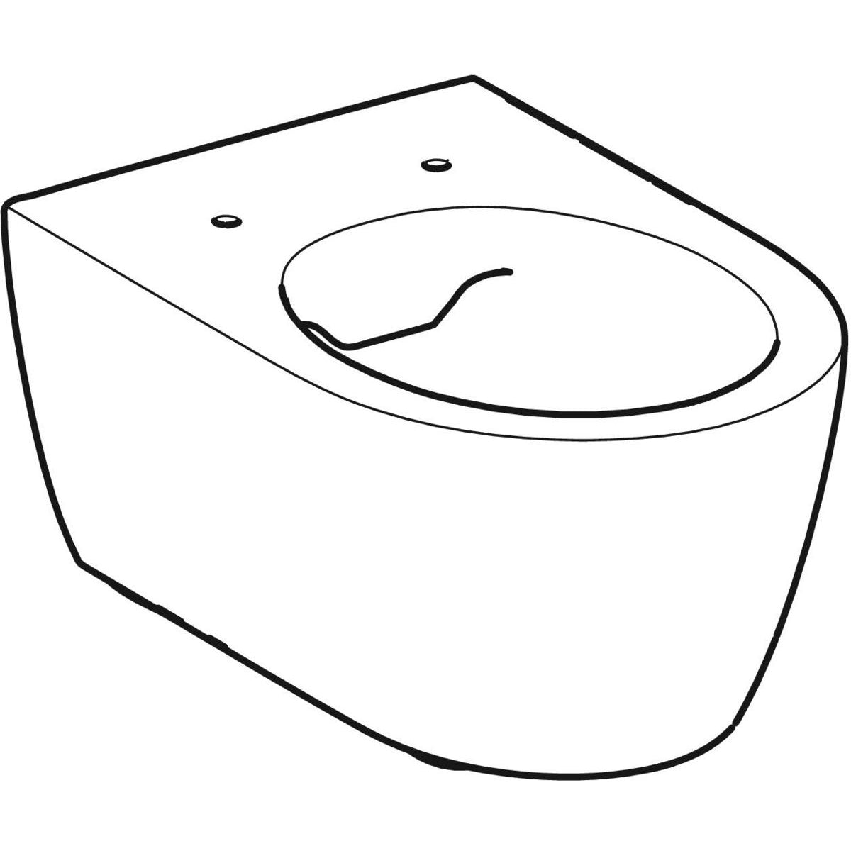 Geberit Icon hængetoiletskål 355x530x330mm t/indb. cist