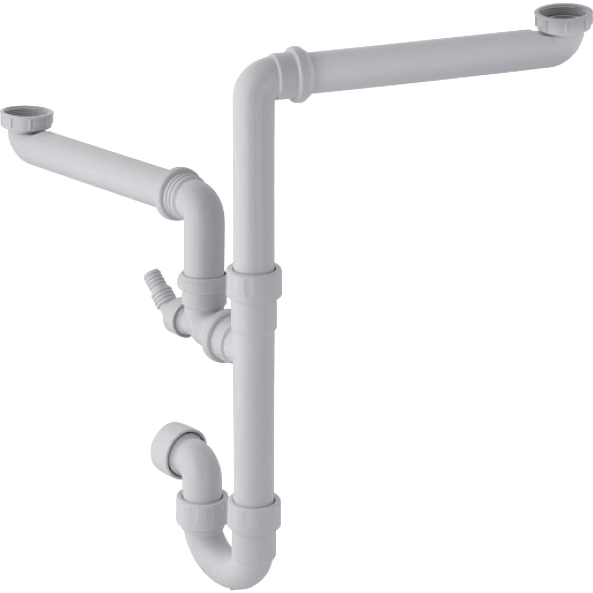 GEBERIT vandlås 40mmx1 1/2 univ t/dobb vask PP white