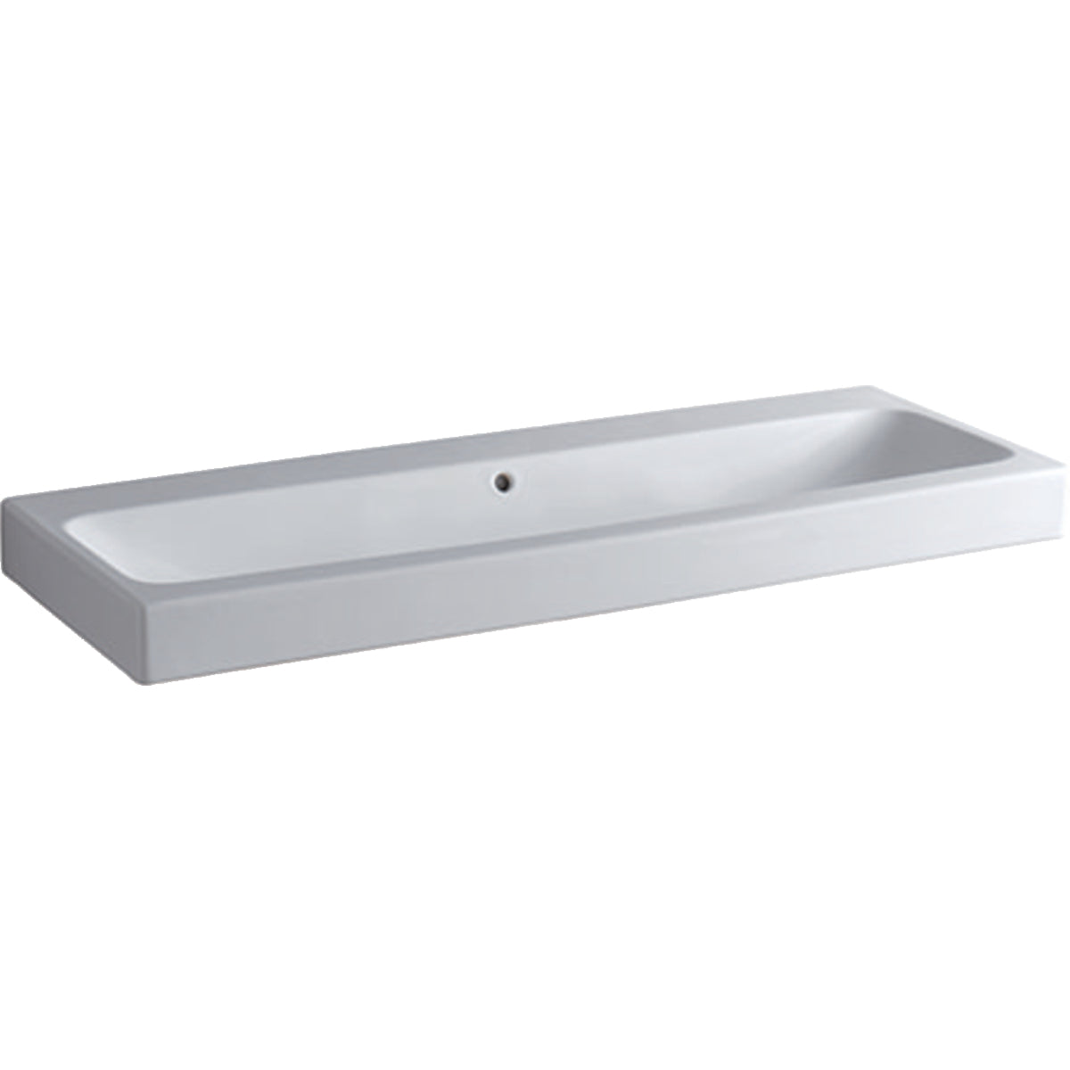 GEBERIT håndvask 1200x485x160mm u/hh m/overl porcelæn white