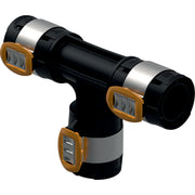 FLOWFIT tee 50 mm PPSU sort