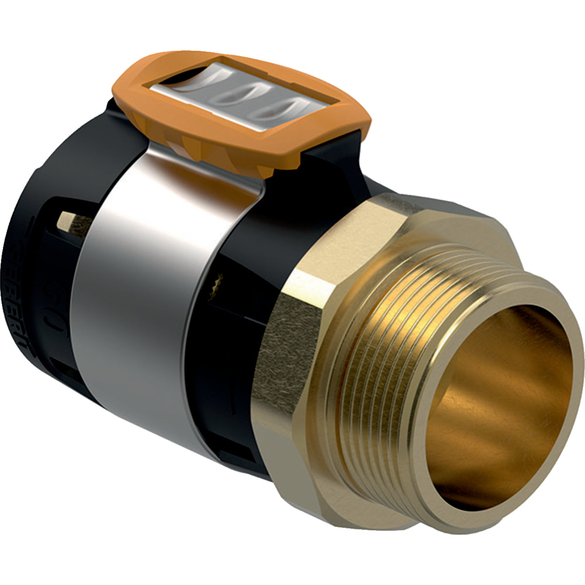 GEBERIT FLOWFIT OVERGANG NIP 63-2 1/2"