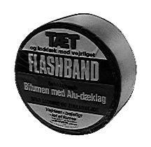 Flashband blygrå 100 mm x 10 meter