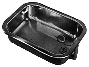Juvel Barents vask 40 x 34 cm med prop, børstet