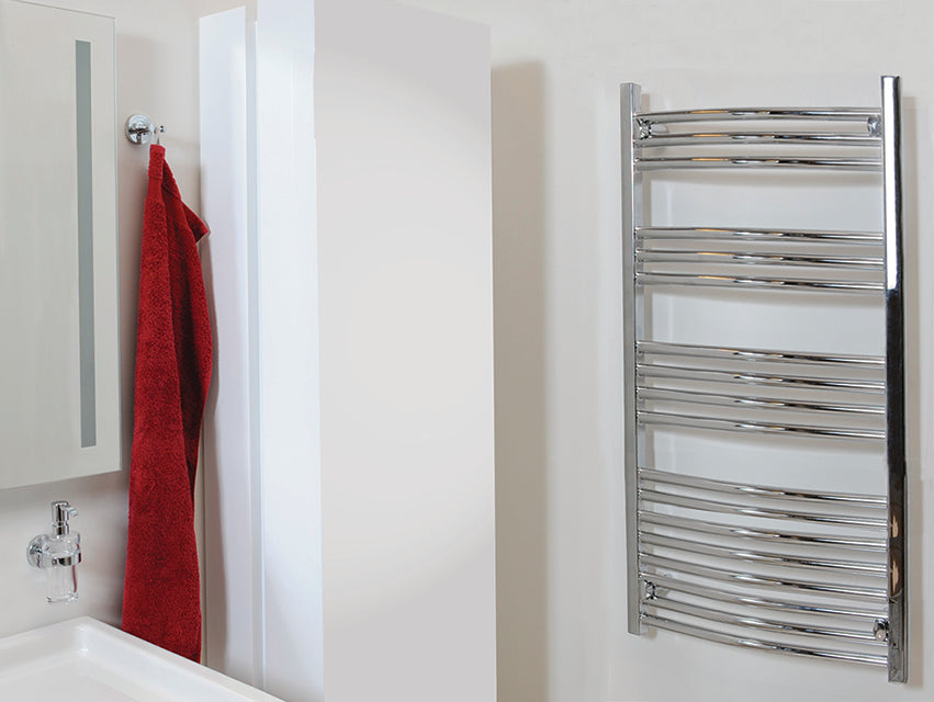 Kriss Athena plan håndklædetørrer 1200 x 600 mm krom
