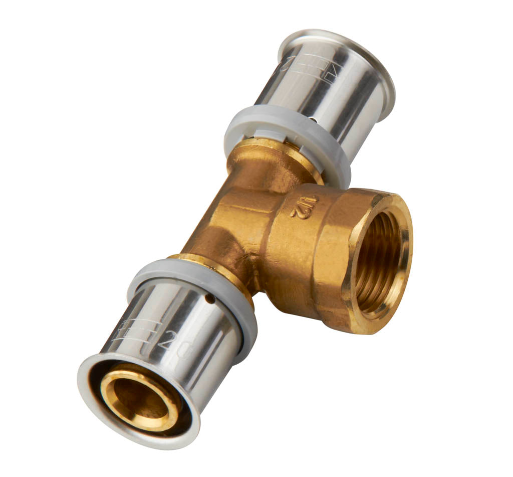 26 x 3/4" x 26 mm MS-tee med muffe Roth