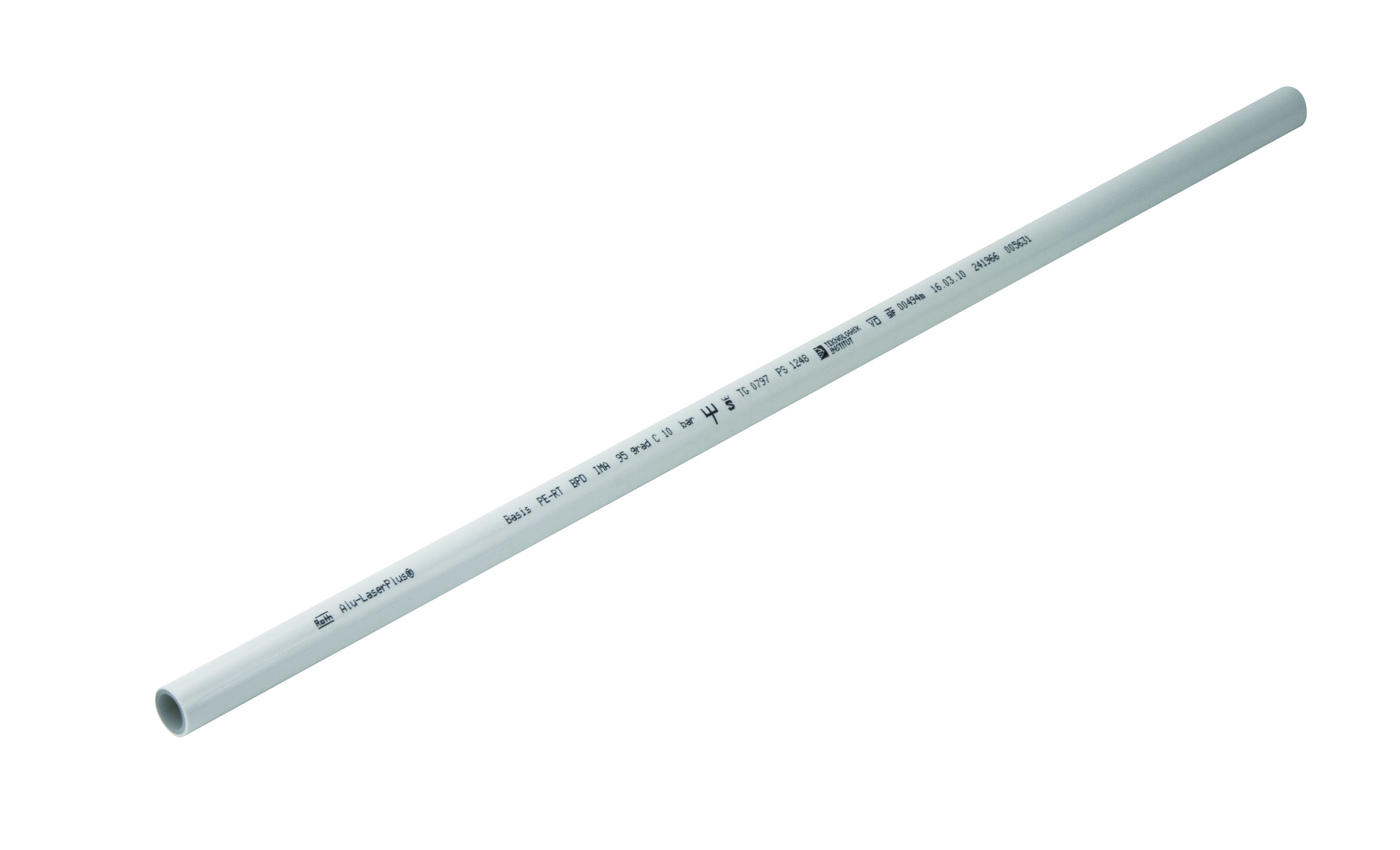 16 x 2,0 mm Alu-LaserPlus rør 50 mtr. Roth