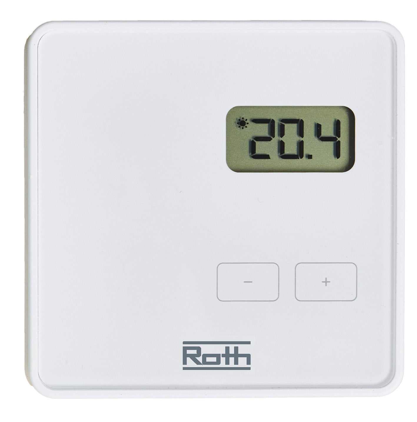 Roth Project rumtermostat, display, hvid