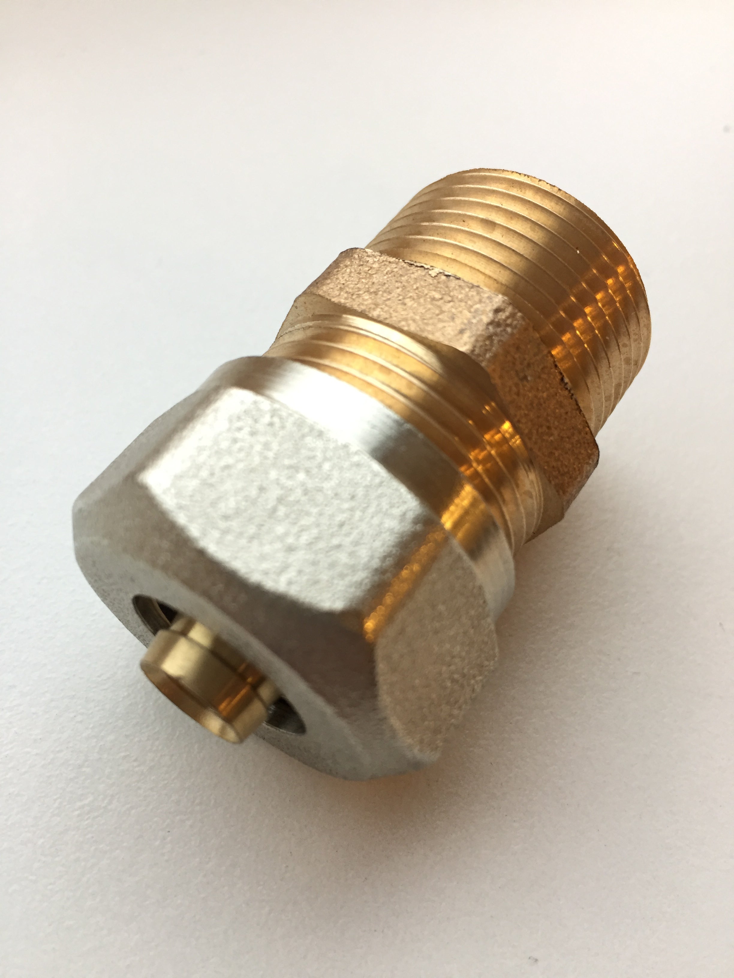 Roth overgang 20 mm x 3/4" nippel, rødgods