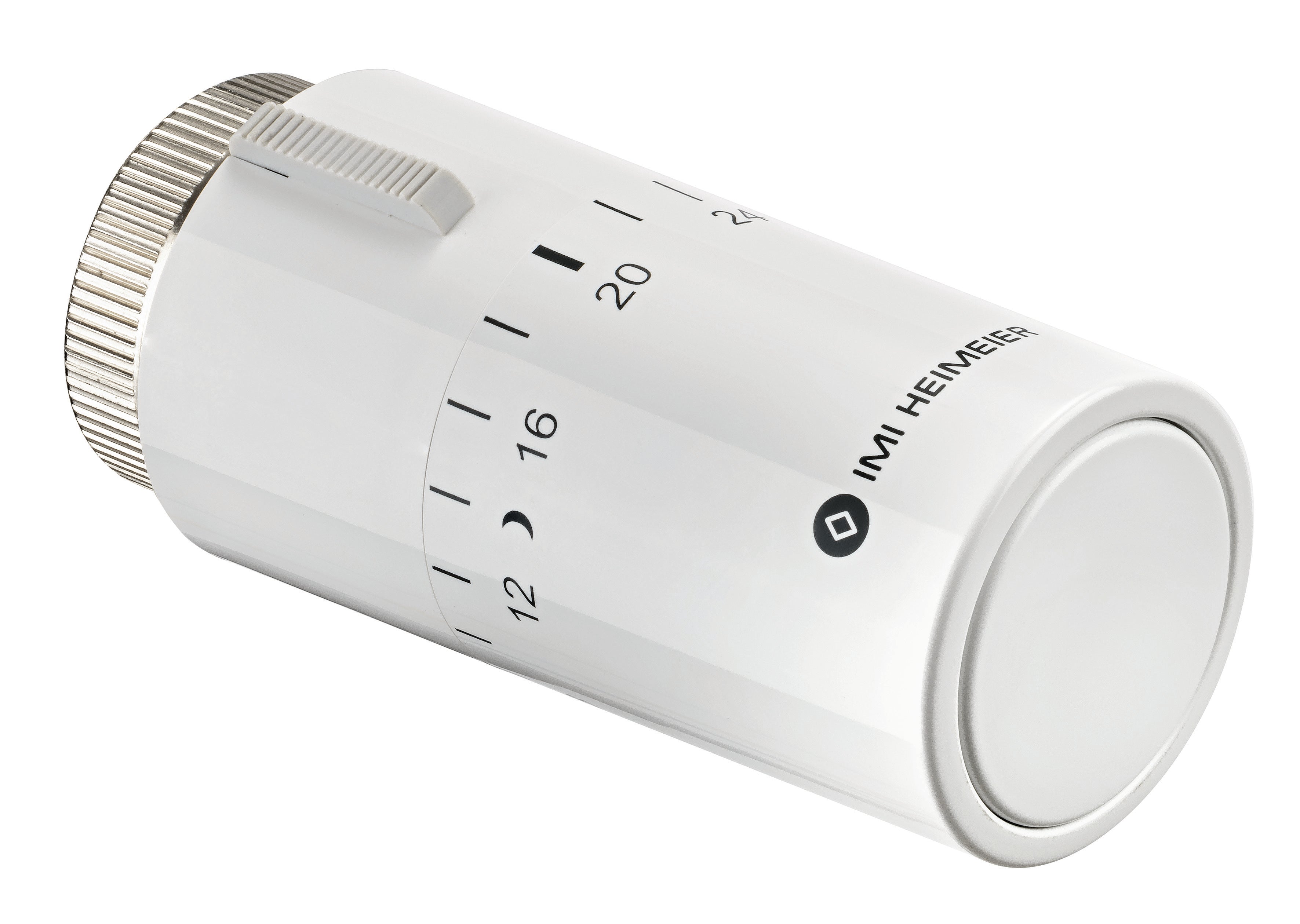 Halo (hvid) design termostat 6-28°C. Fast føler. M30.