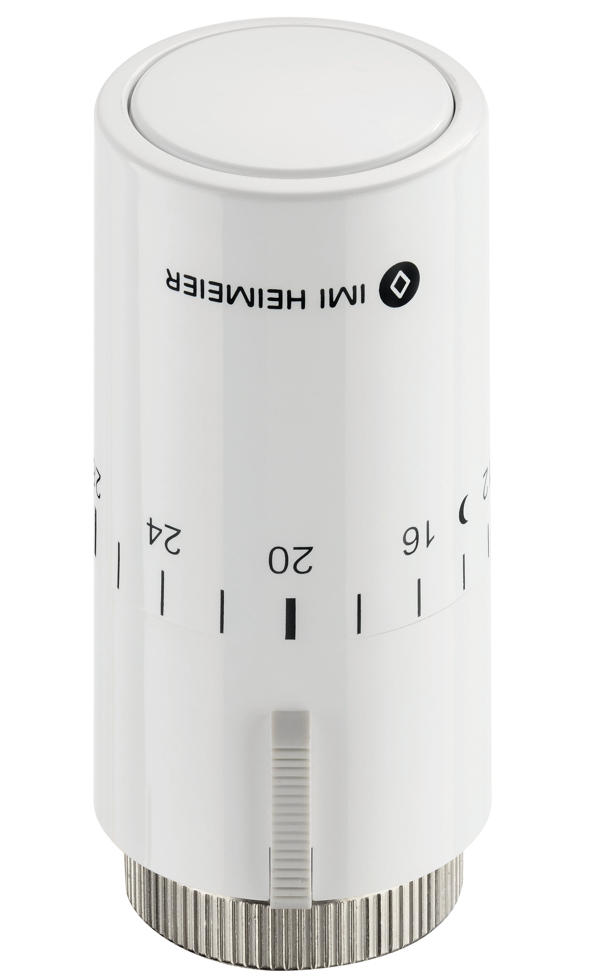 Halo (hvid) design termostat 6-28°C. Fast føler. M30.