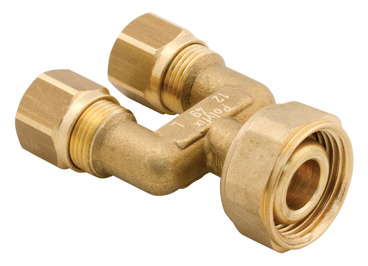 Uponor Minitec dobbeltfordeler 2x9,9-3/4" Euro