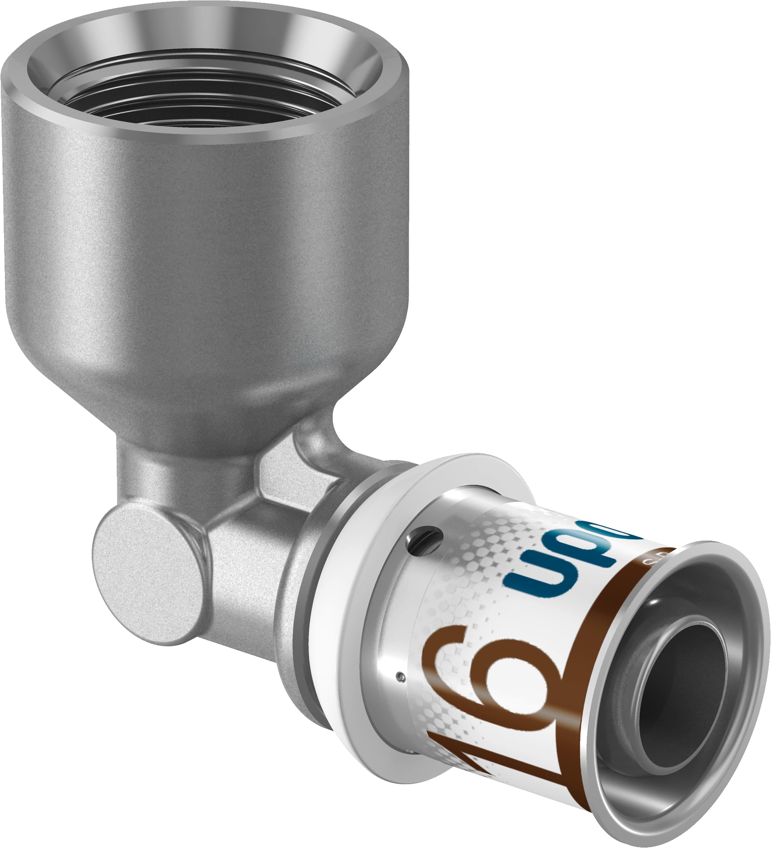 Uponor S-Press vinkel m/muffe 16-Rp1/2"FT