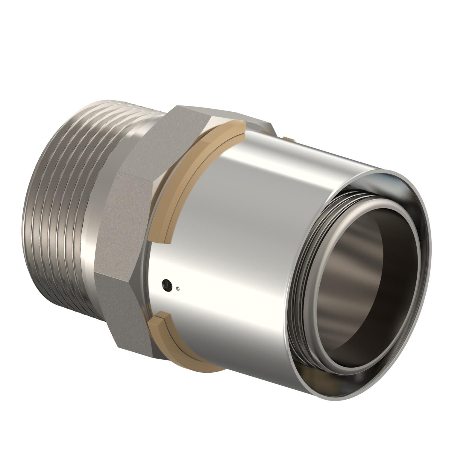 Uponor S-Press kobling m/nippel 50-R1 1/2"MT