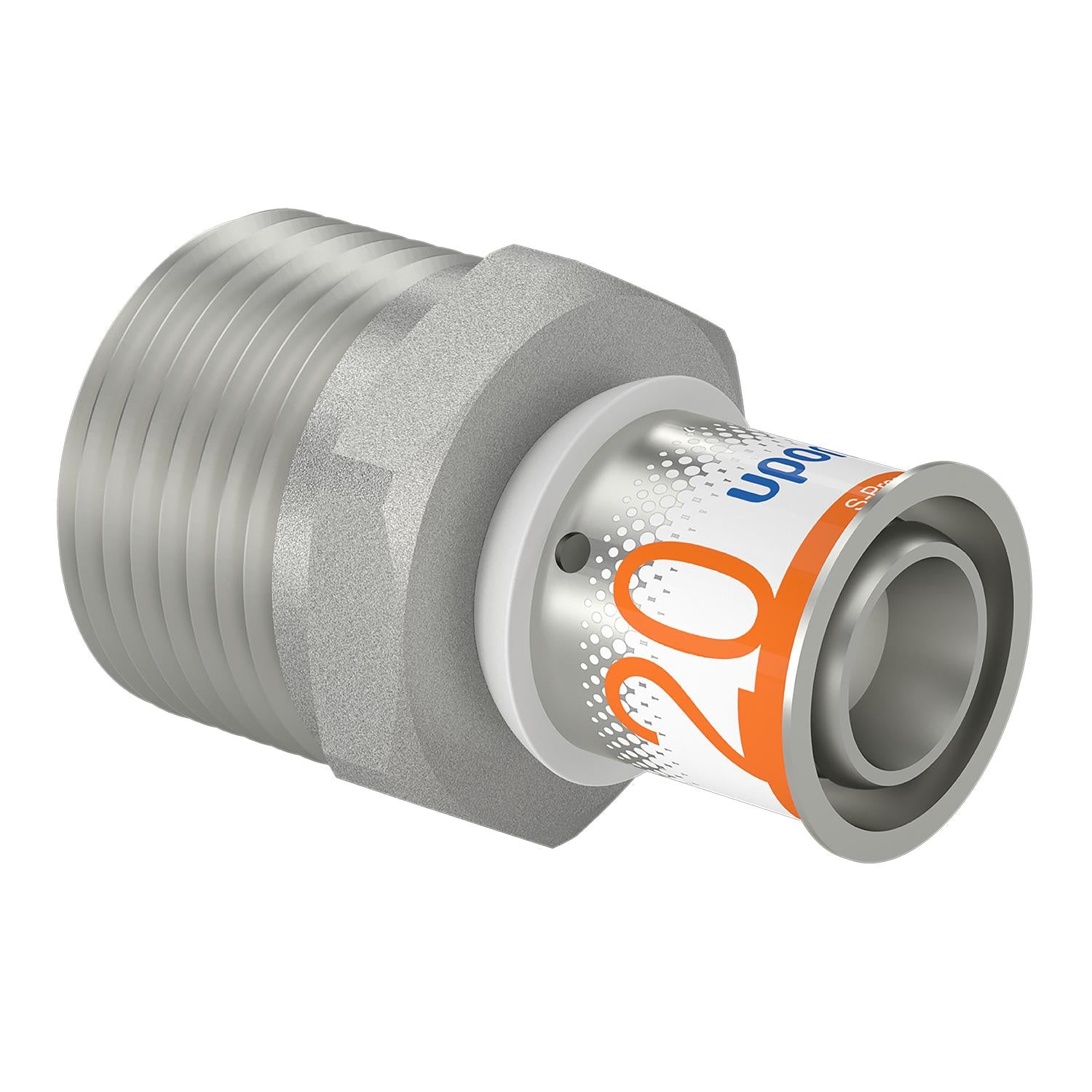 Uponor S-Press kobling m/nippel 20-R1"MT