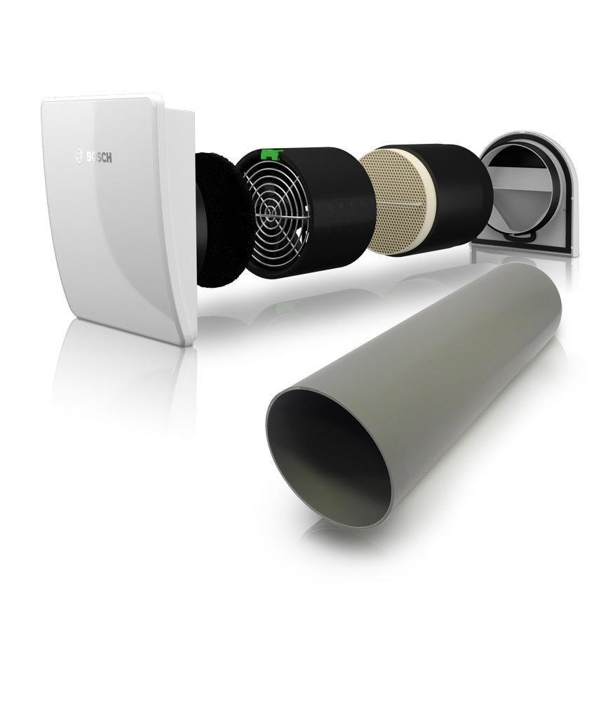 Vent 2000 D decentral ventilationsenhed - med yderskærm
