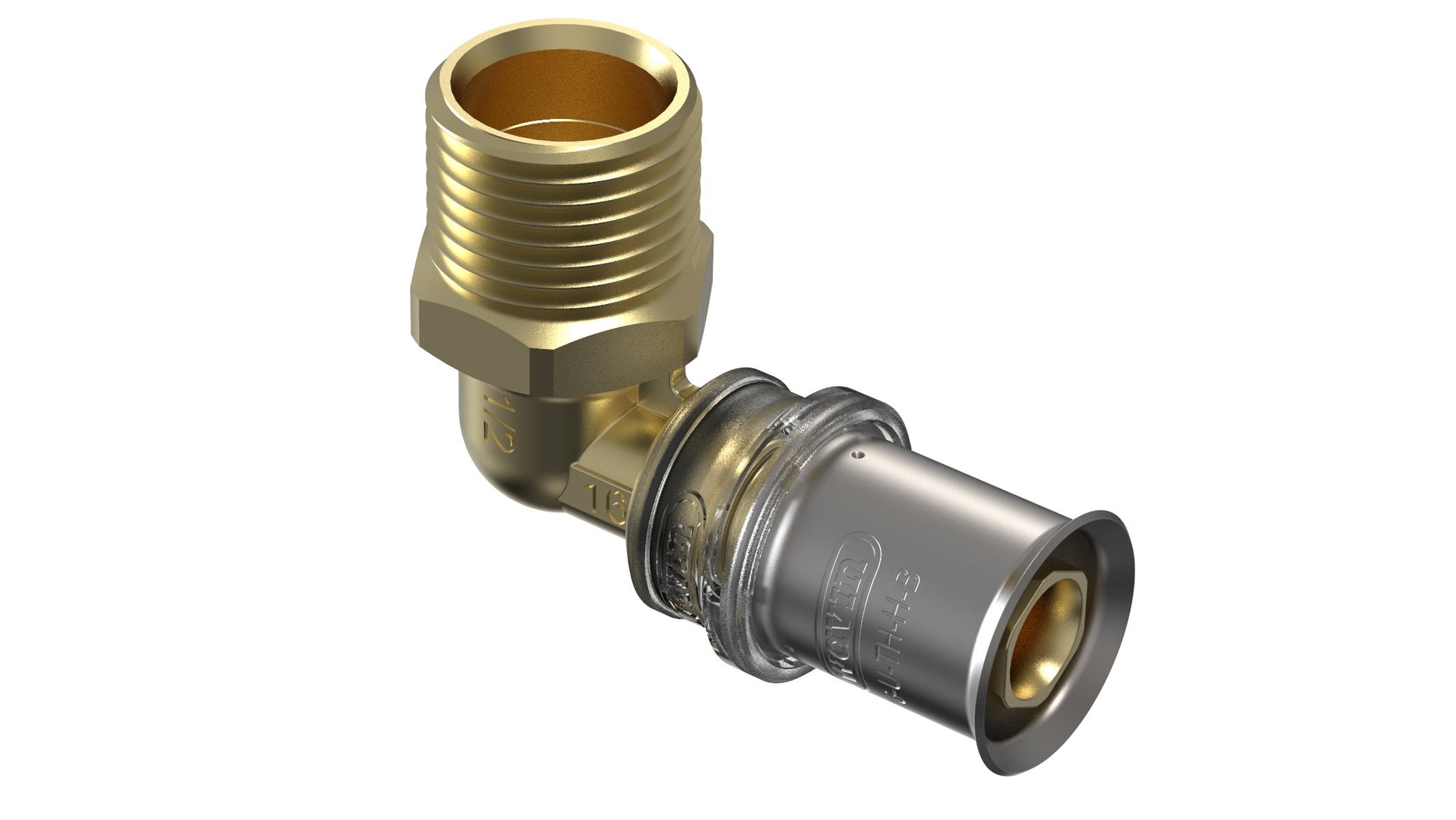 Wavin Tigris M5 overg. vinkel 25x3/4" med nippel