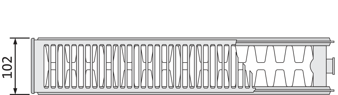 Purmo C 22 600X1800
