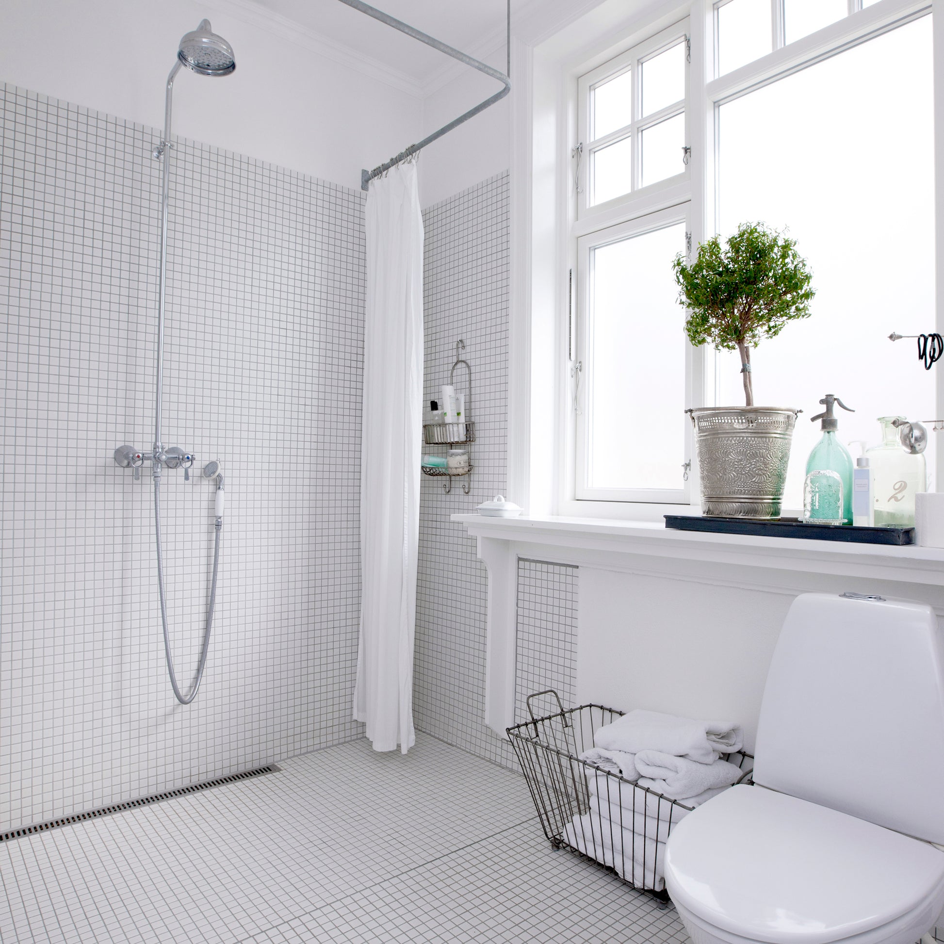 Unidrain 1200 mm rendeafløbsarmatur, bagvæg